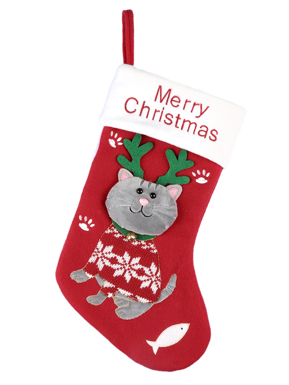 Cute Cat & Dog Christmas Stocking | NCS