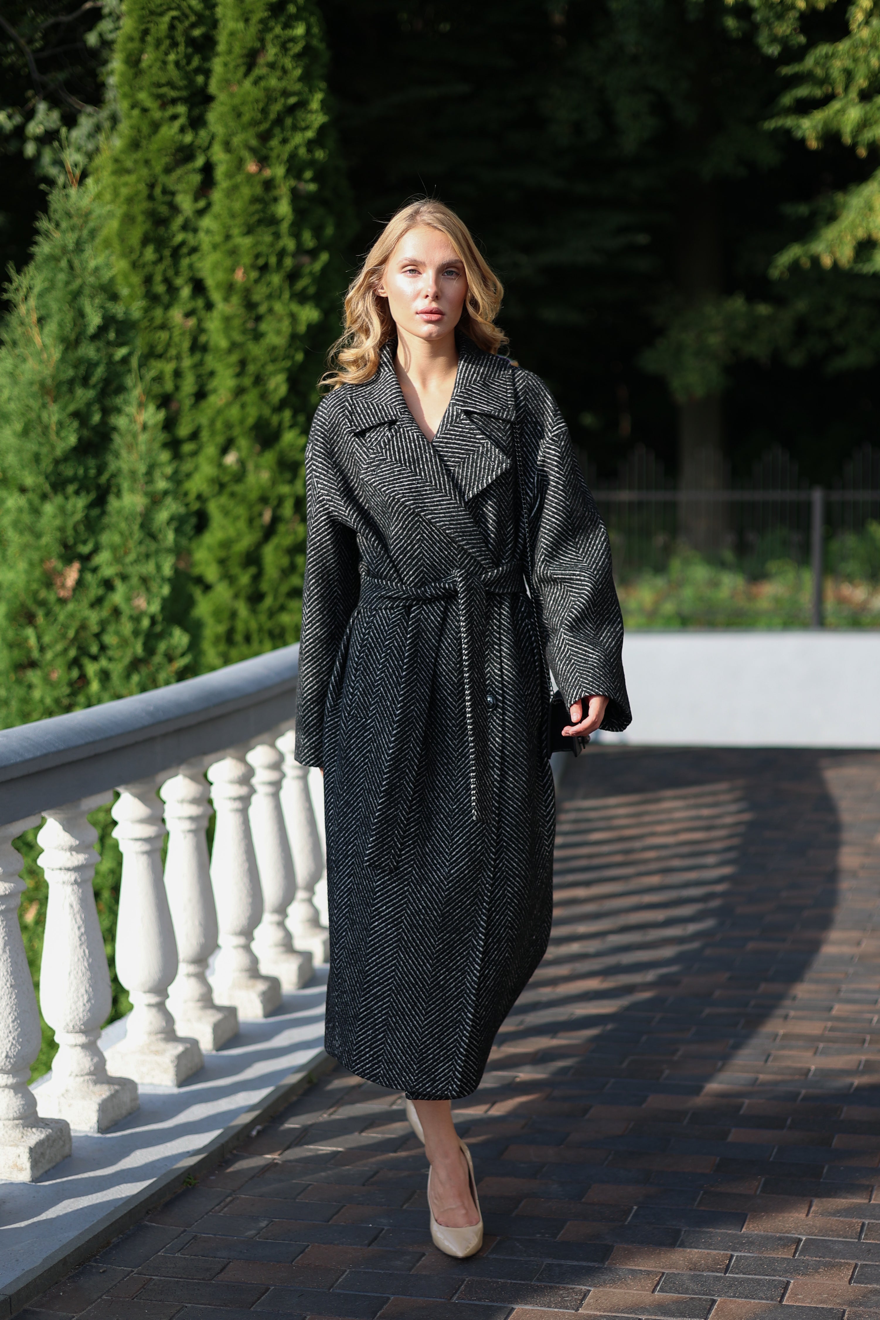 Classic Alpaca Wool Blend Coat