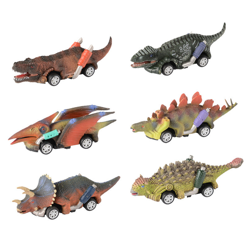 Back To The Car Four-Wheeled Dinosaur Model Car