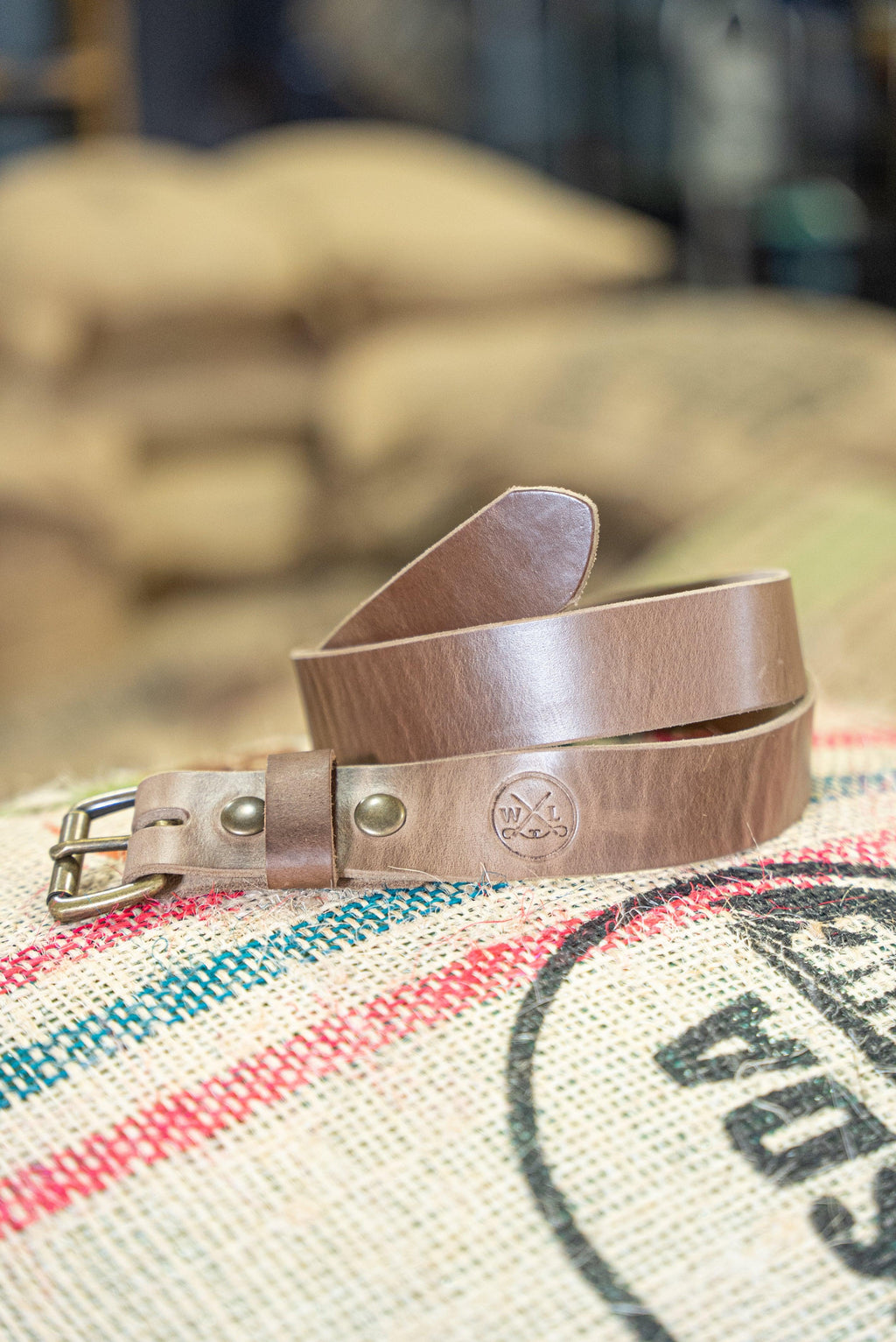 Antique Brass Roller Buckle Belts