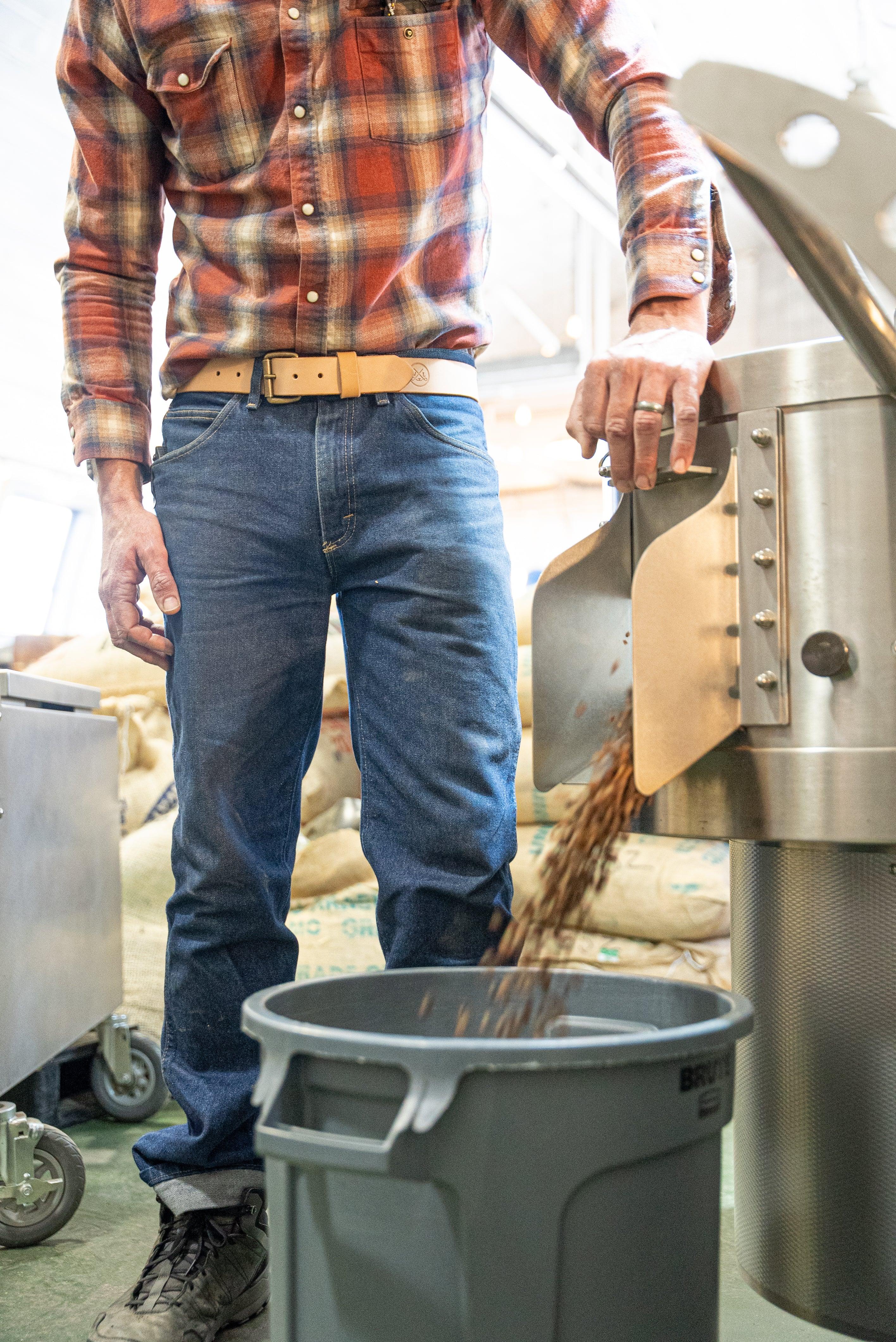 Antique Brass Roller Buckle Belts