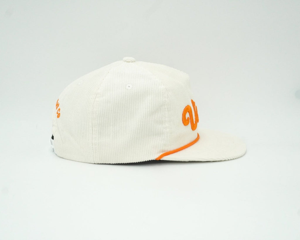 Corduroy White Vols Script