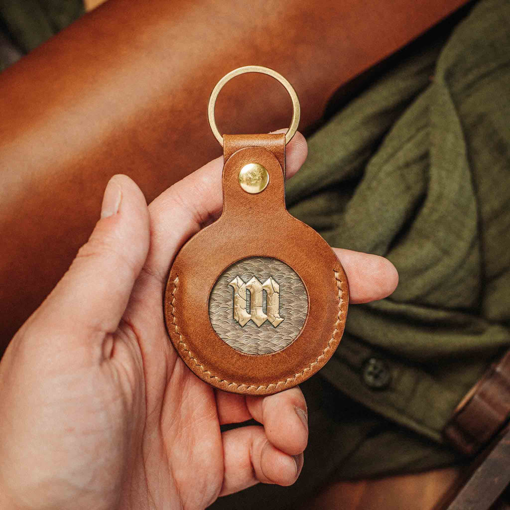 Challenge Coin Keychain - Peso Pocket v5 | EDC Leather Coin Holder