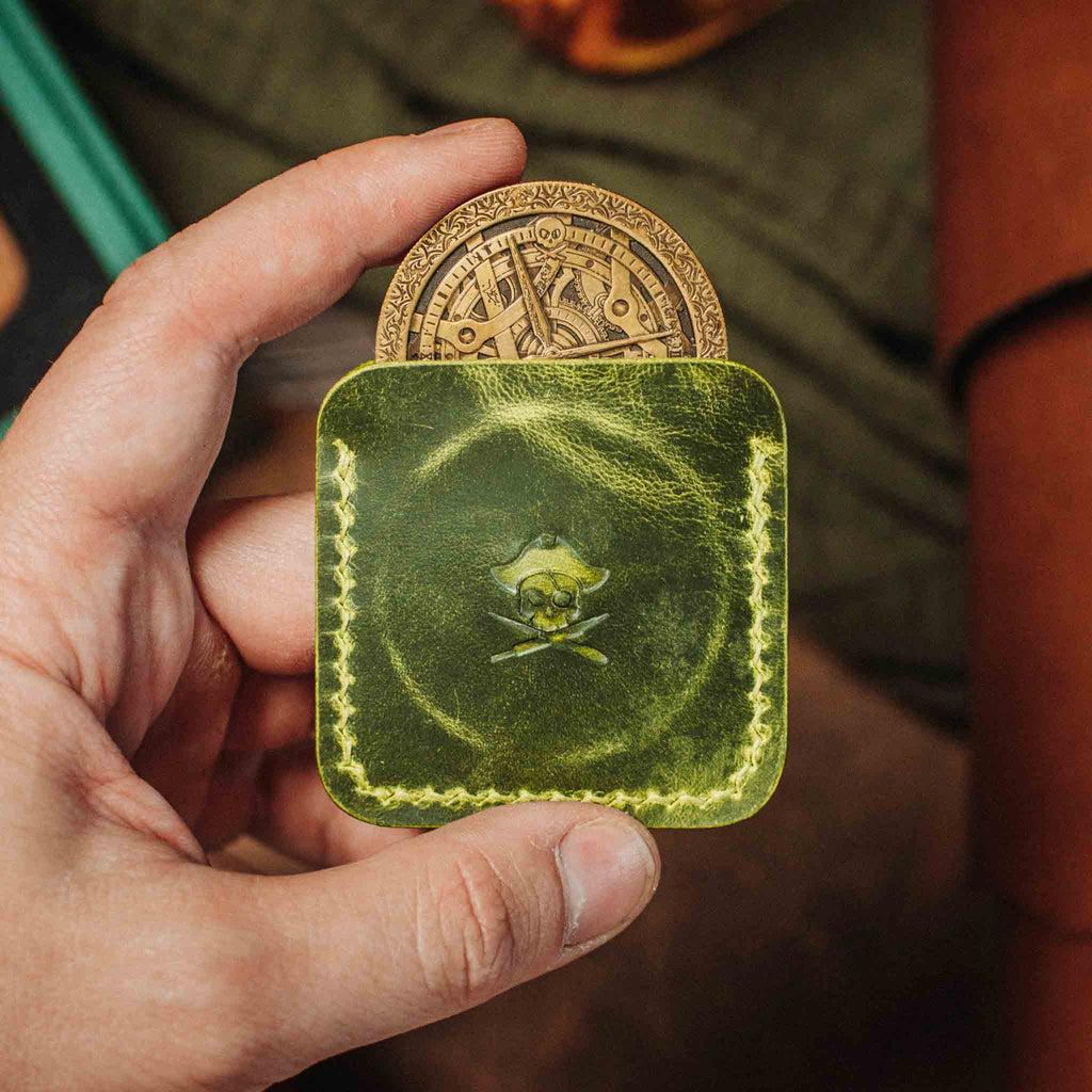 Challenge Coin Holder - Peso Pocket v3 | Leather Coin Case | Handcrafted EDC