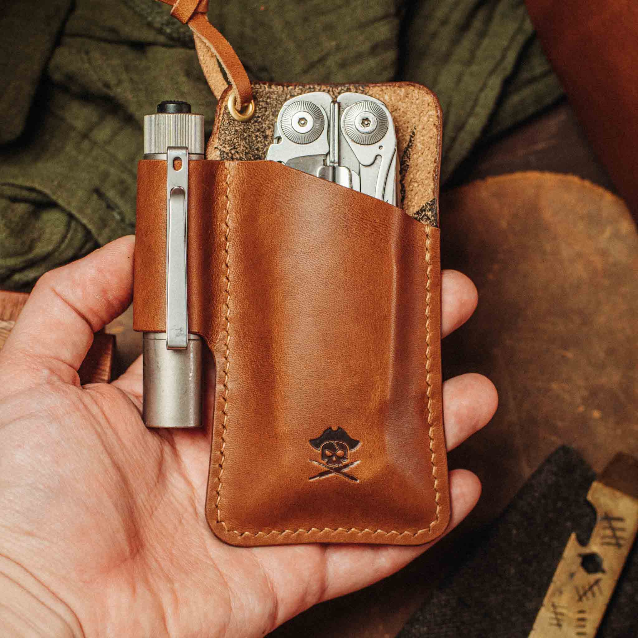 Knife Sheath - Sailor | Leather EDC | Pocket Knife Holder