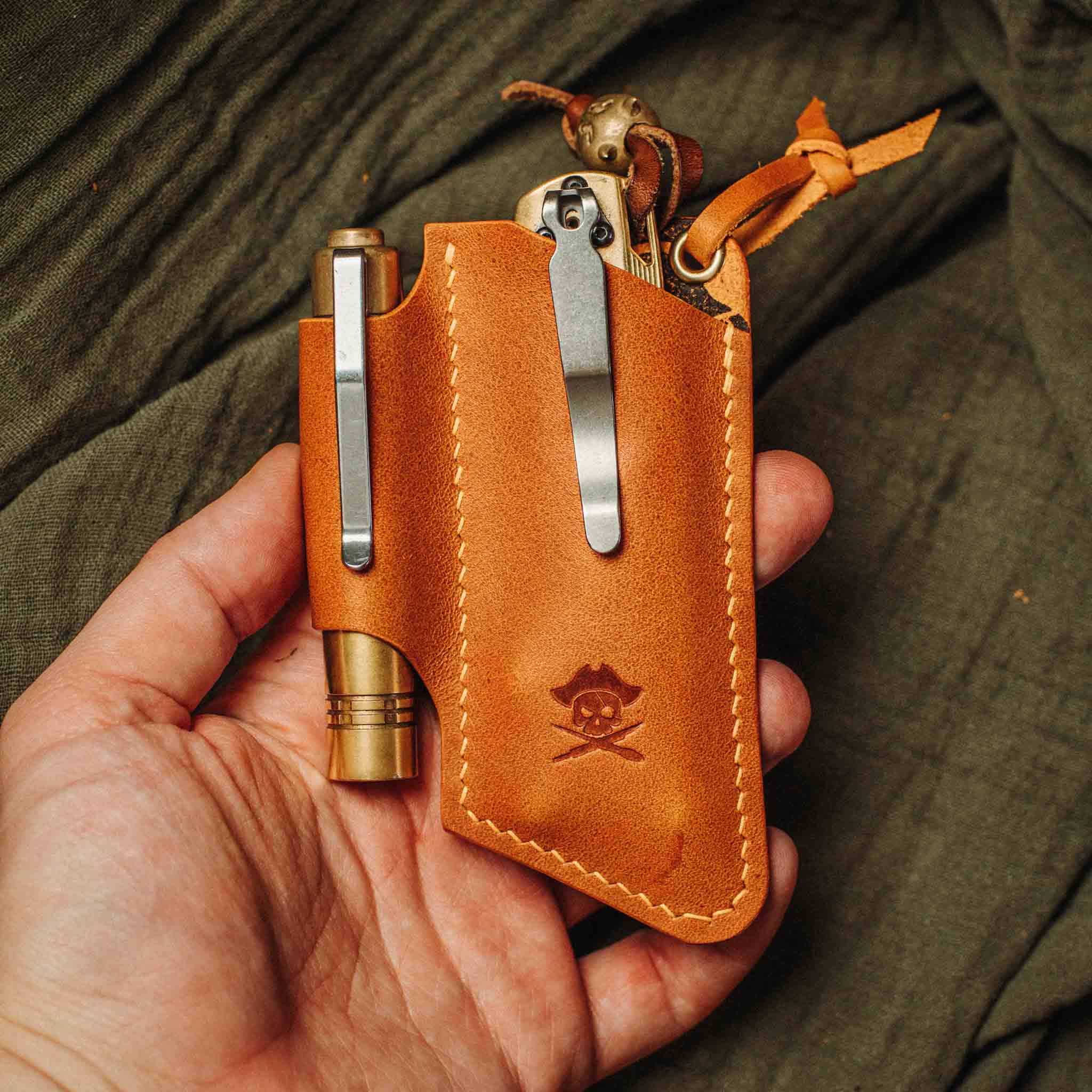 Knife Sheath - Sailor v3 | Leather EDC | Pocket Knife Holder