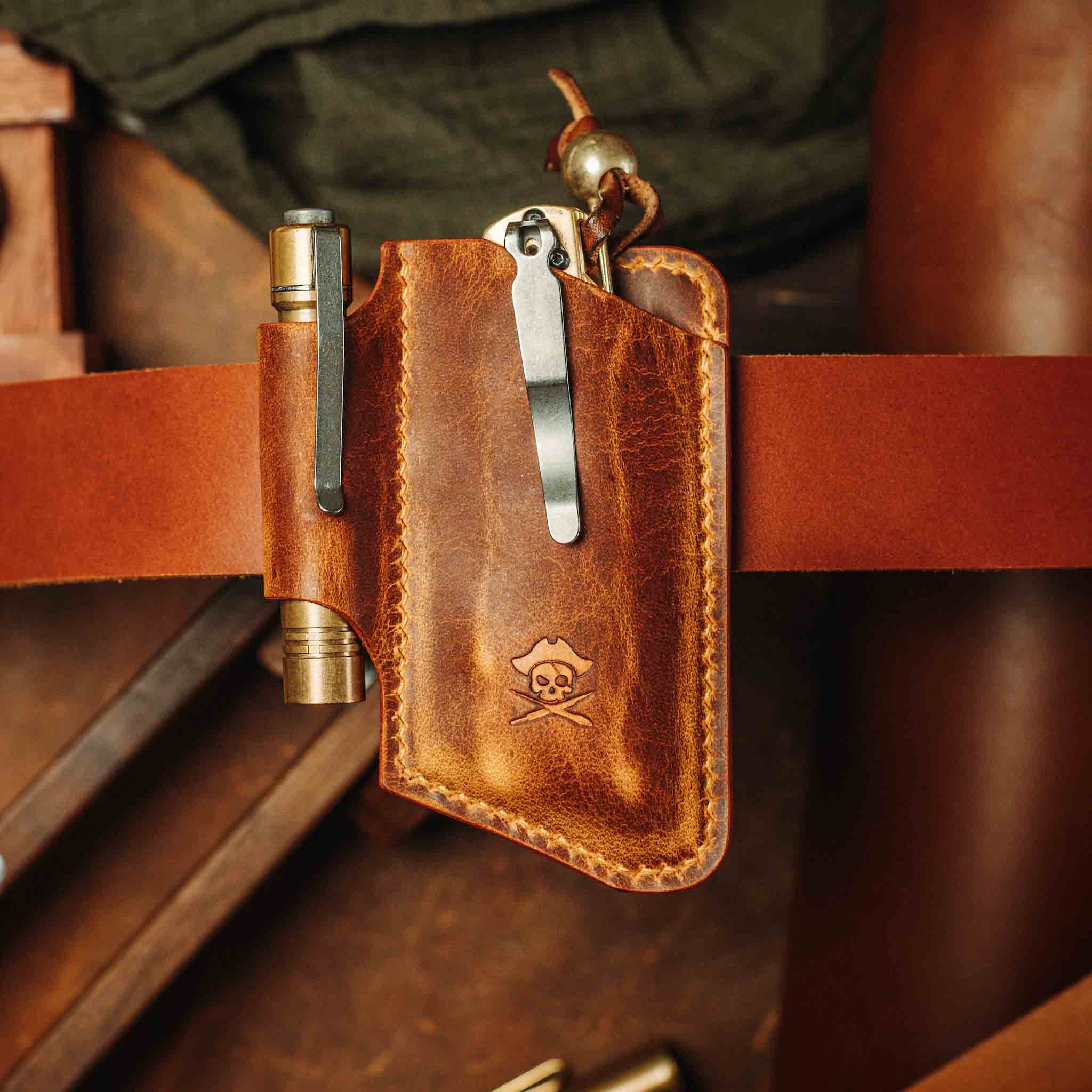Belt Knife Sheath - Sailor v4 | Leather EDC | Knife Holder