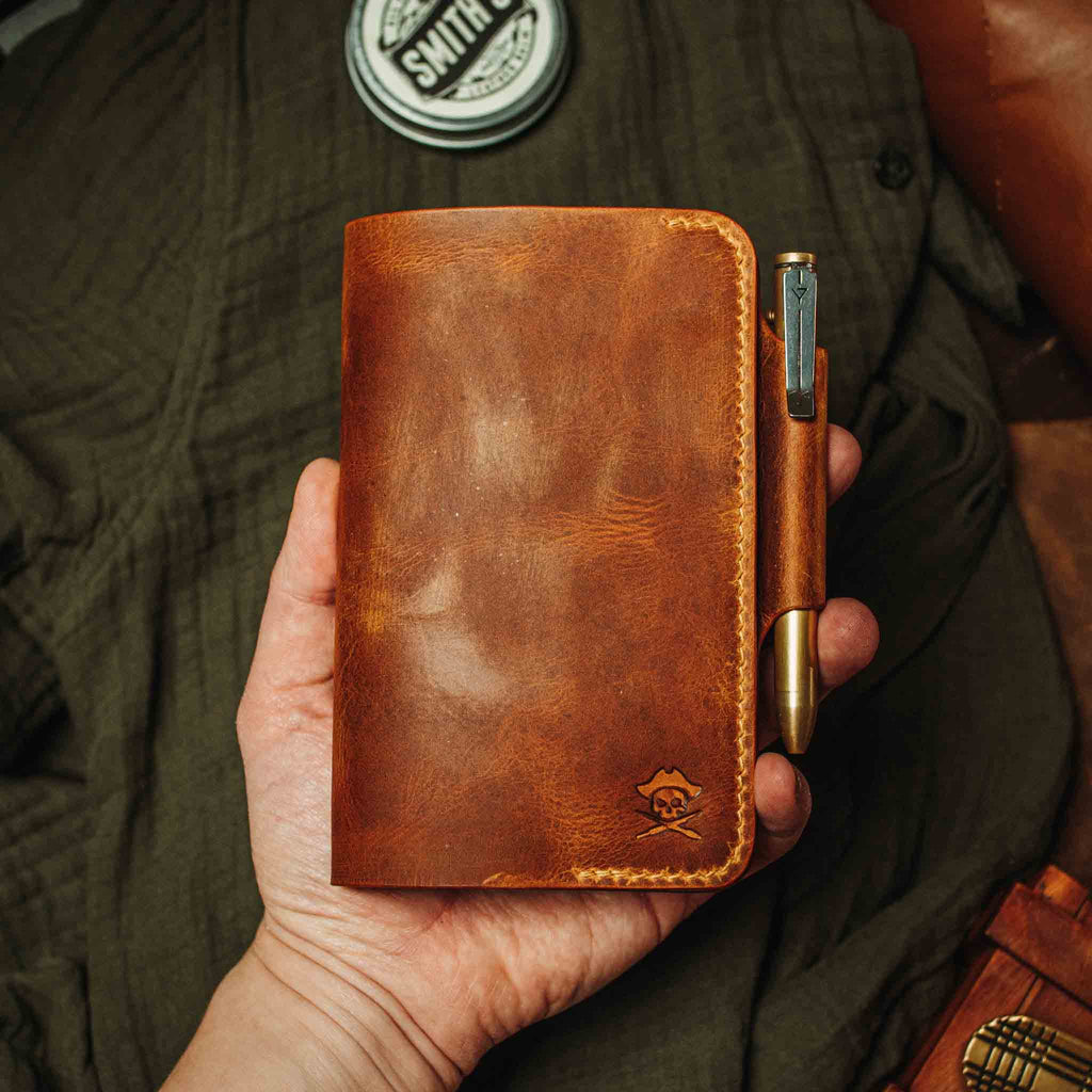 Field Notes Cover - Navigator | Leather Journal Holder | EDC
