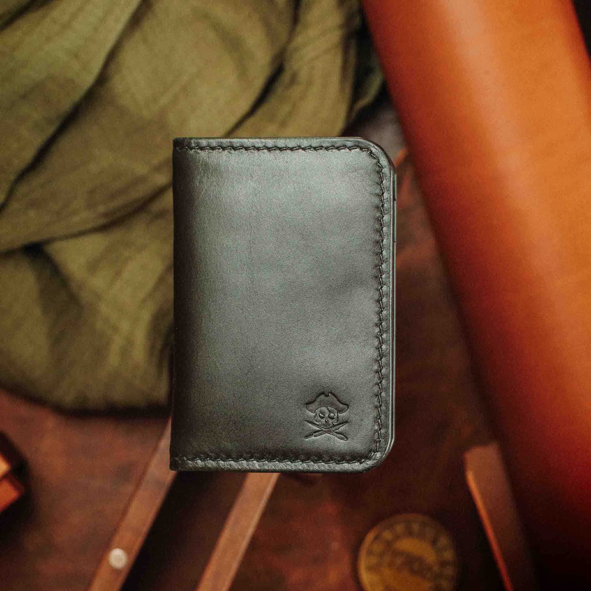 Slim Bifold Wallet - Buccaneer | Minimalist Card Holder | Handcrafted EDC