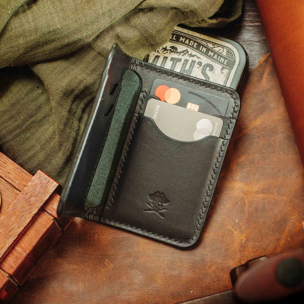 Slim Bifold Wallet - Buccaneer | Minimalist Card Holder | Handcrafted EDC