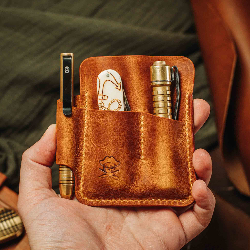 EDC Pocket Organizer - First Mate | Leather Pocket Carrier