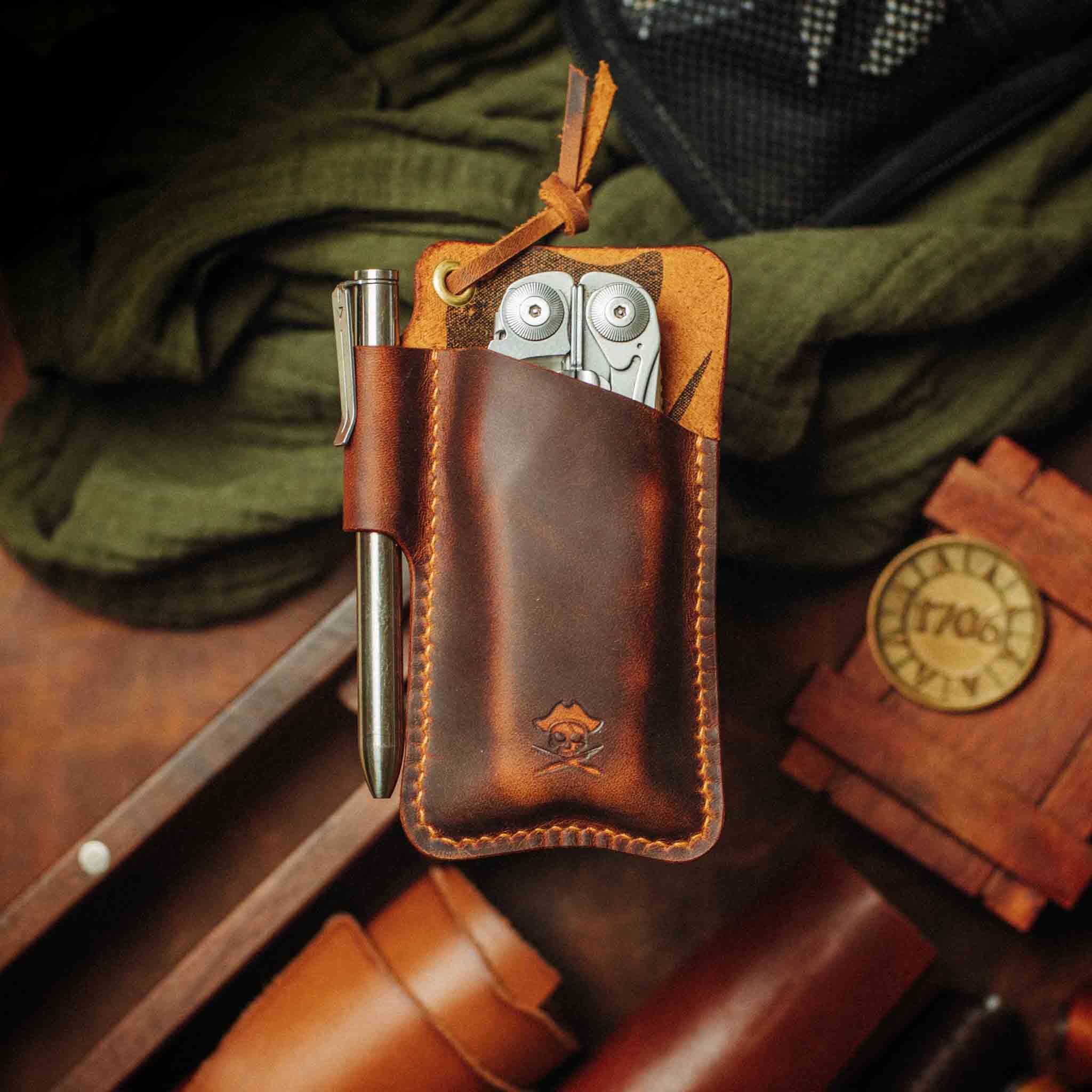 Knife Sheath - Sailor | Leather EDC | Pocket Knife Holder