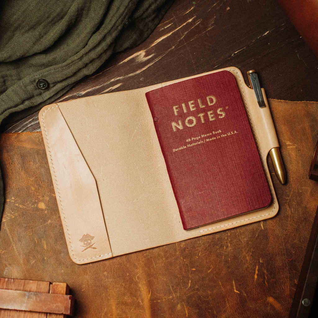 Field Notes Cover - Navigator | Leather Journal Holder | EDC