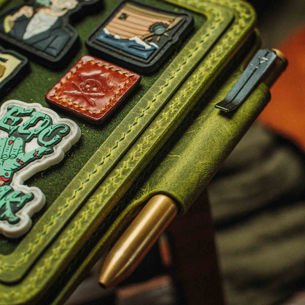 Passport Travel Wallet - Quartermaster v2 | Leather Velcro Organizer | Field Notes Holder