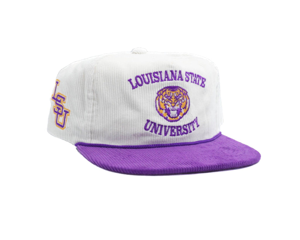 Corduroy LSU Curved Around Tiger Mike