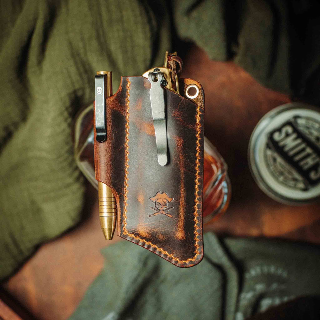 Knife Sheath - Sailor v3 | Leather EDC | Pocket Knife Holder
