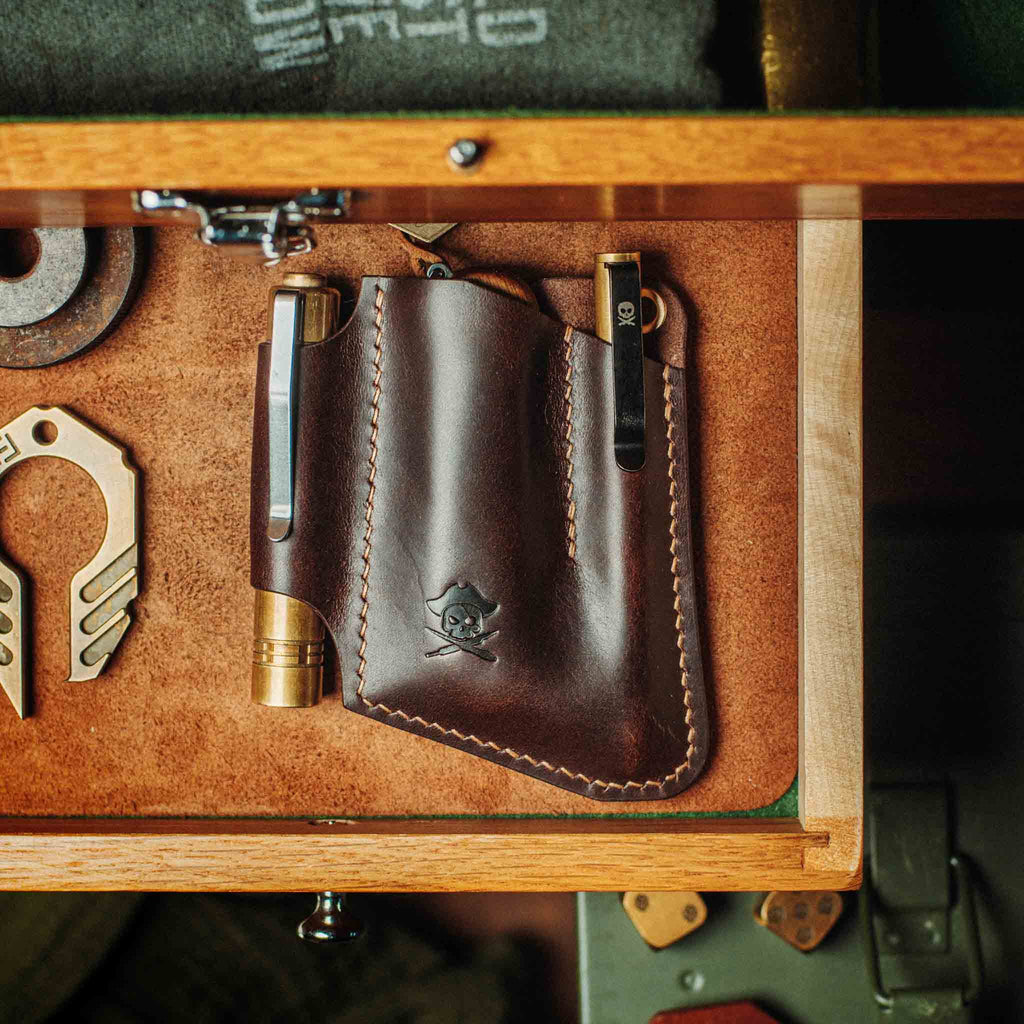 EDC Pocket Organizer - First Mate v3 | Leather Pocket Carrier