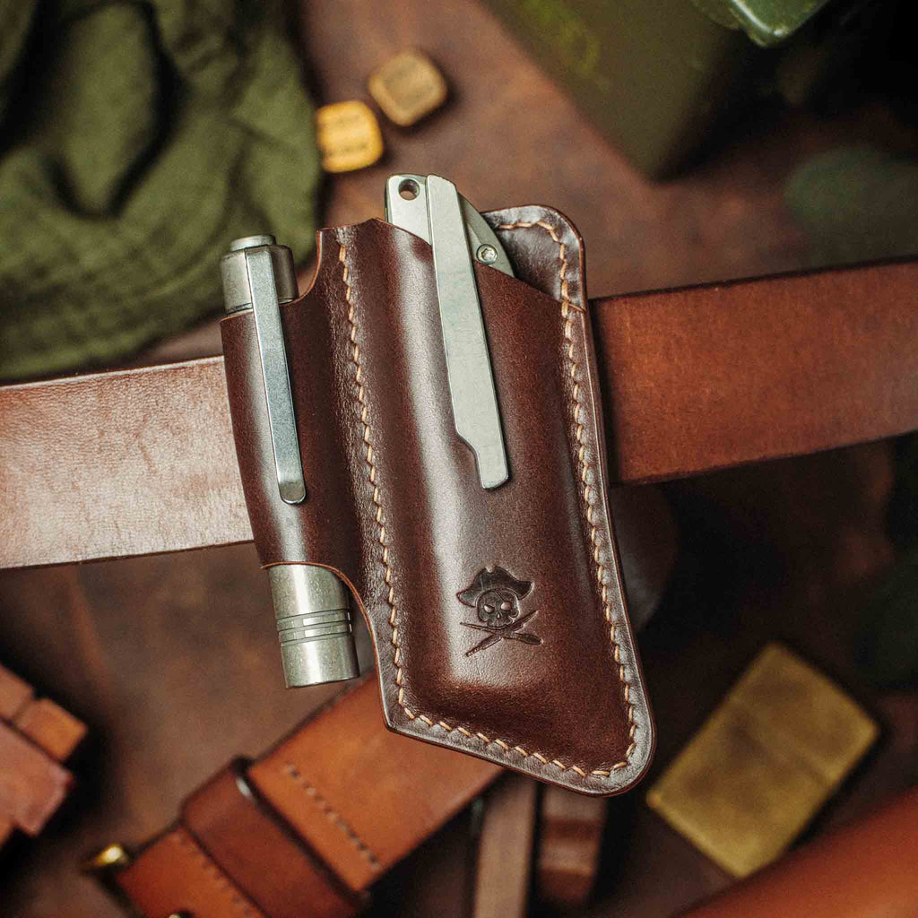 Belt Knife Sheath - Sailor v4 | Leather EDC | Knife Holder