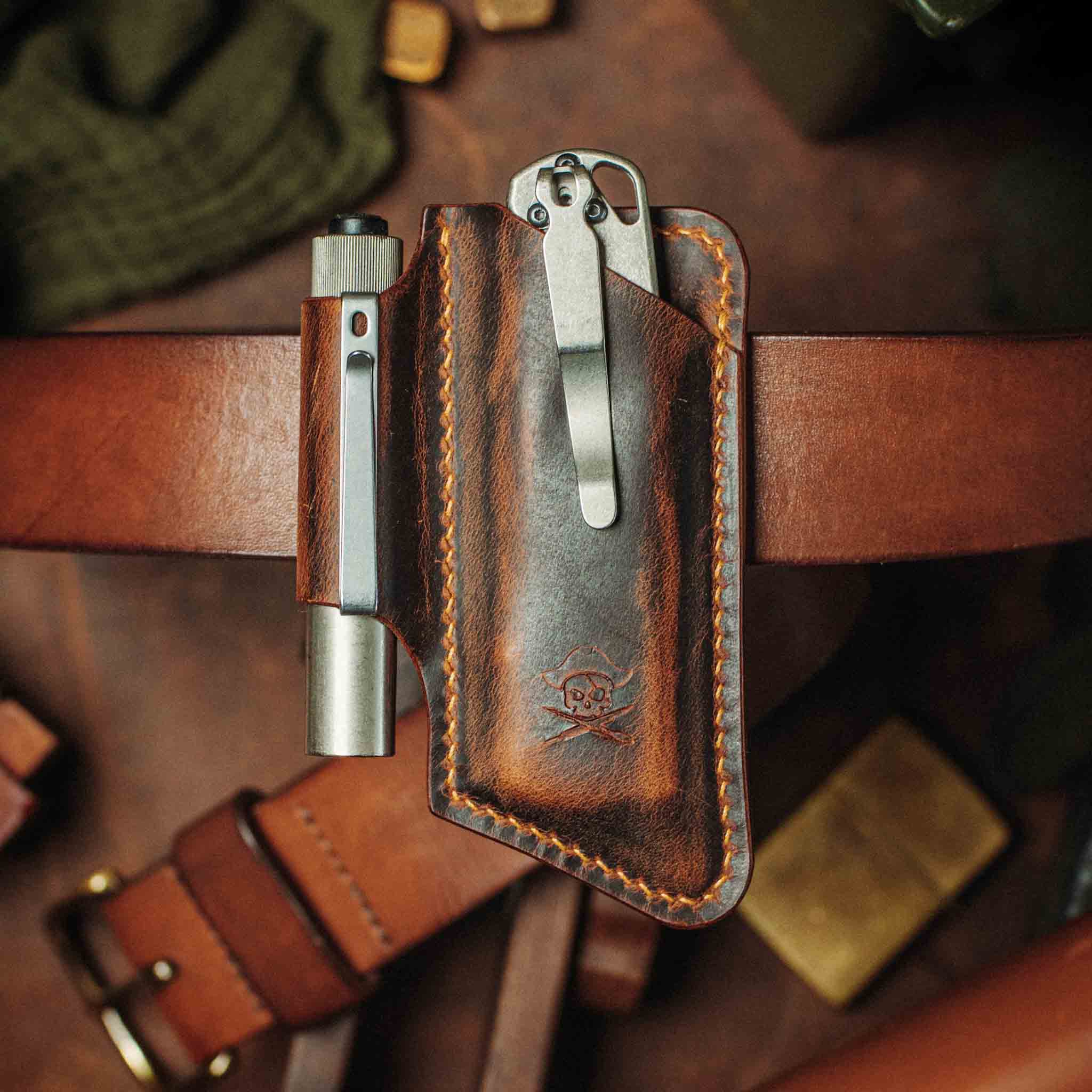 Belt Knife Sheath - Sailor v4 | Leather EDC | Knife Holder