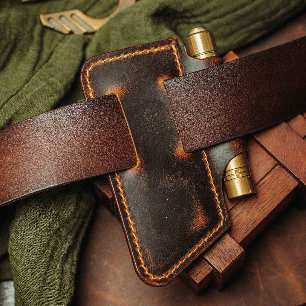 Belt Knife Sheath - Sailor v4 | Leather EDC | Knife Holder