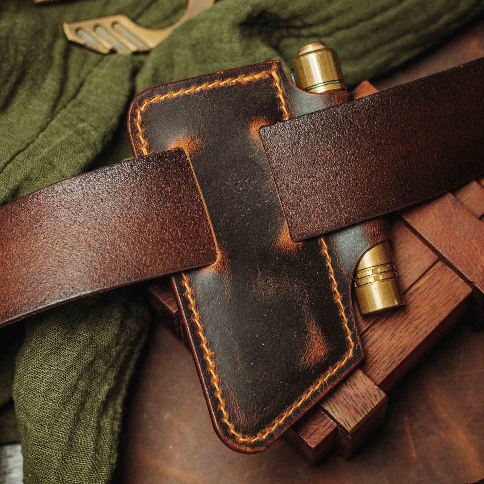 Belt Knife Sheath - Sailor v4 | Leather EDC | Knife Holder