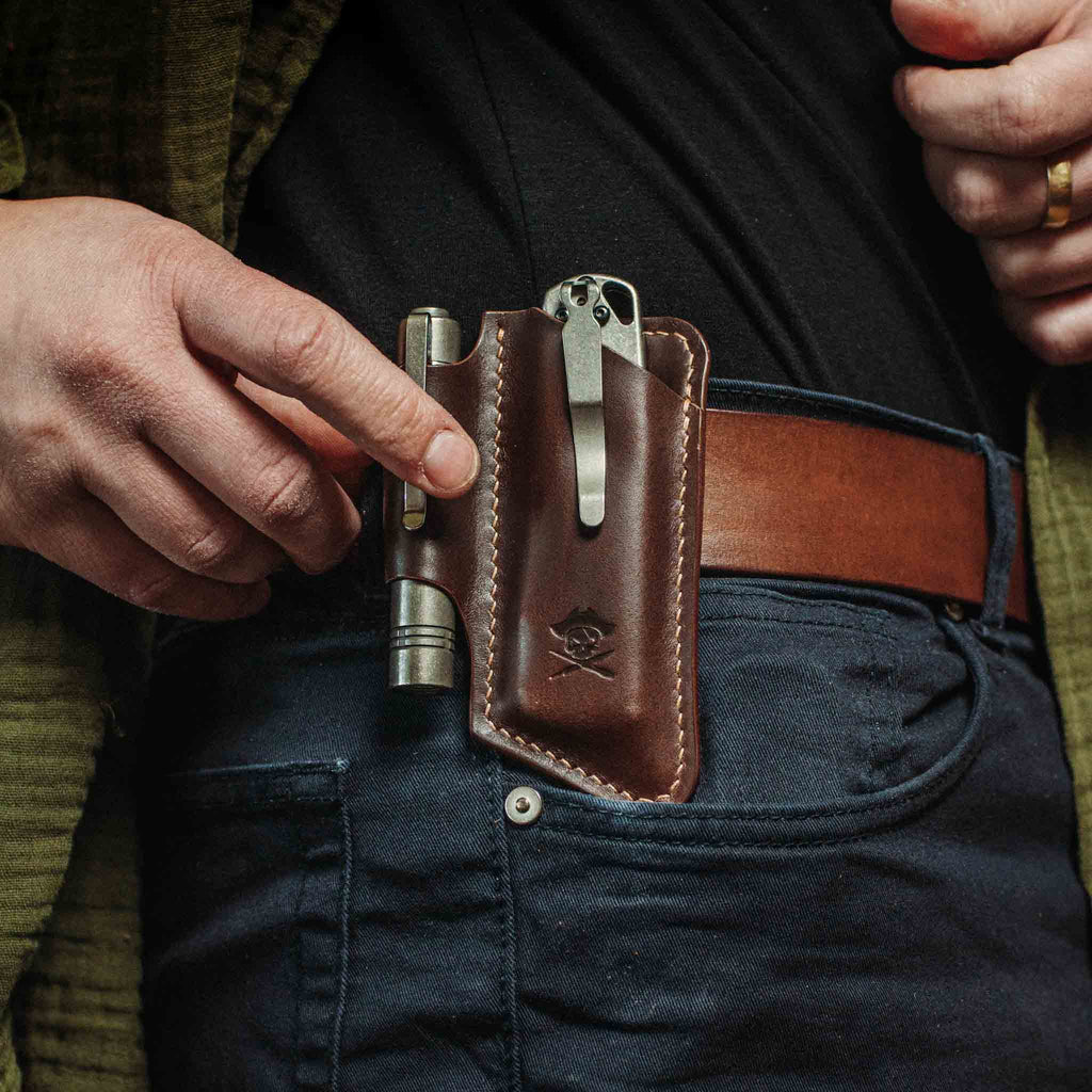 Belt Knife Sheath - Sailor v4 | Leather EDC | Knife Holder