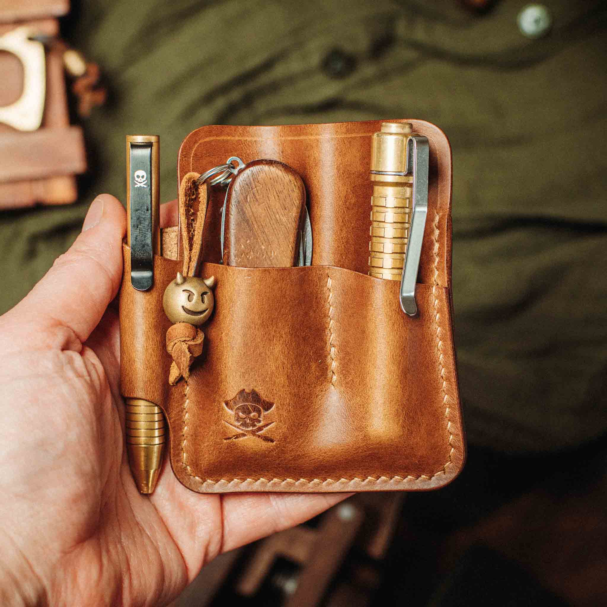 EDC Pocket Organizer - First Mate | Leather Pocket Carrier