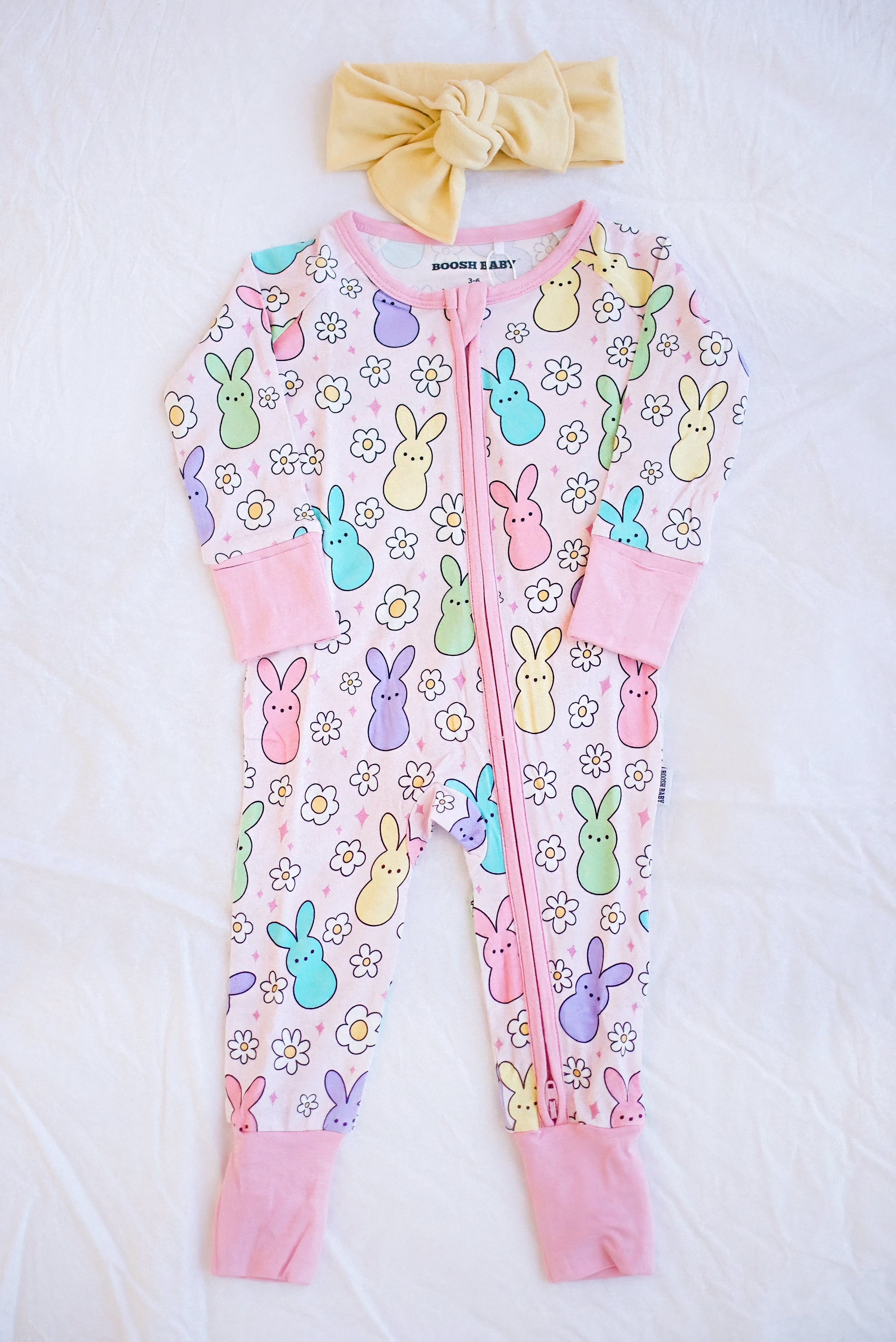 Bunnies | Bamboo Convertible Zippy Romper