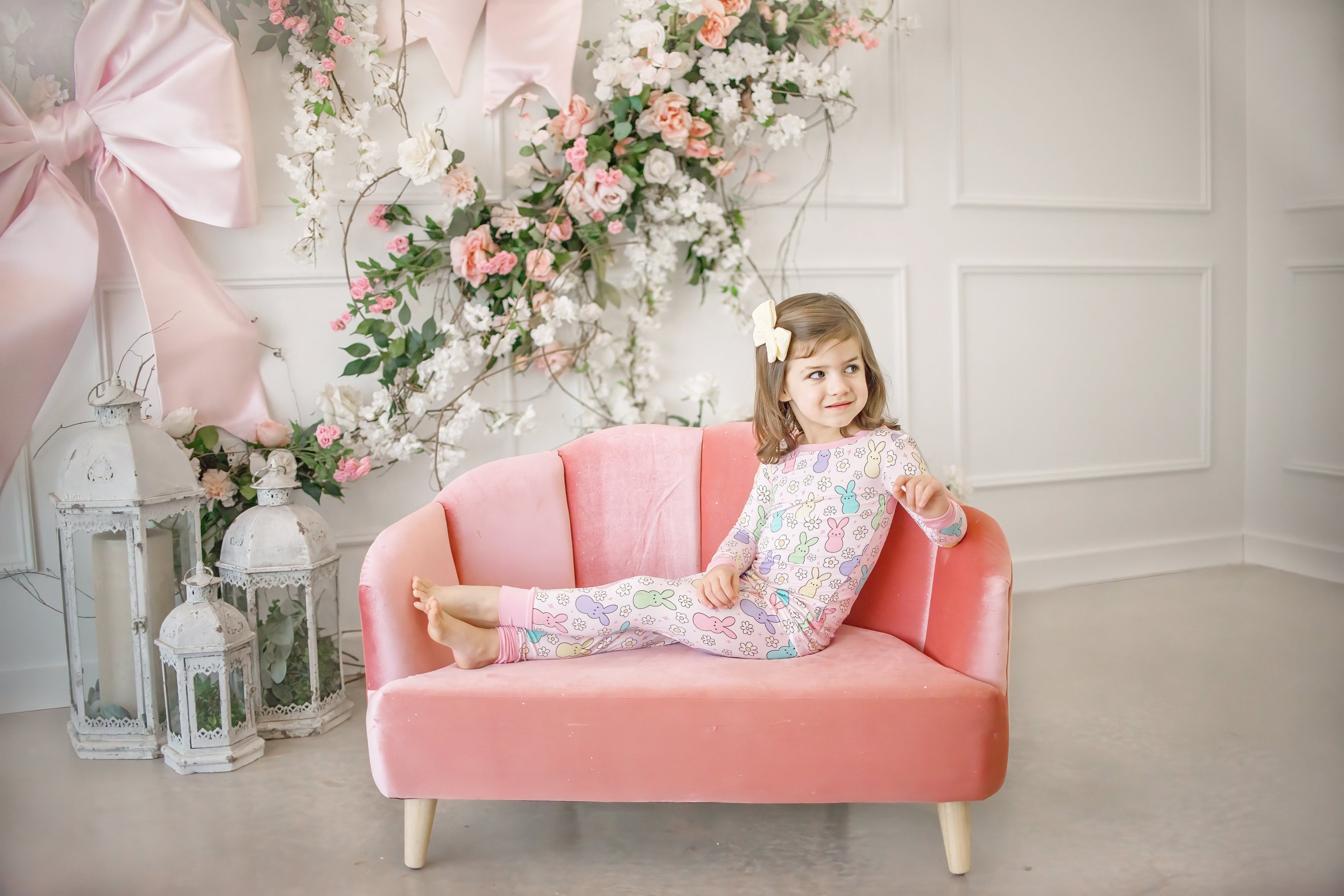 Bunnies | Two-Piece Bamboo Pajama Set