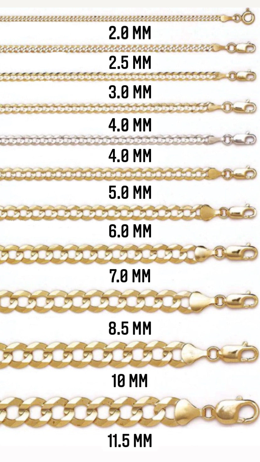 10K Gold- Solid Mariner Chain