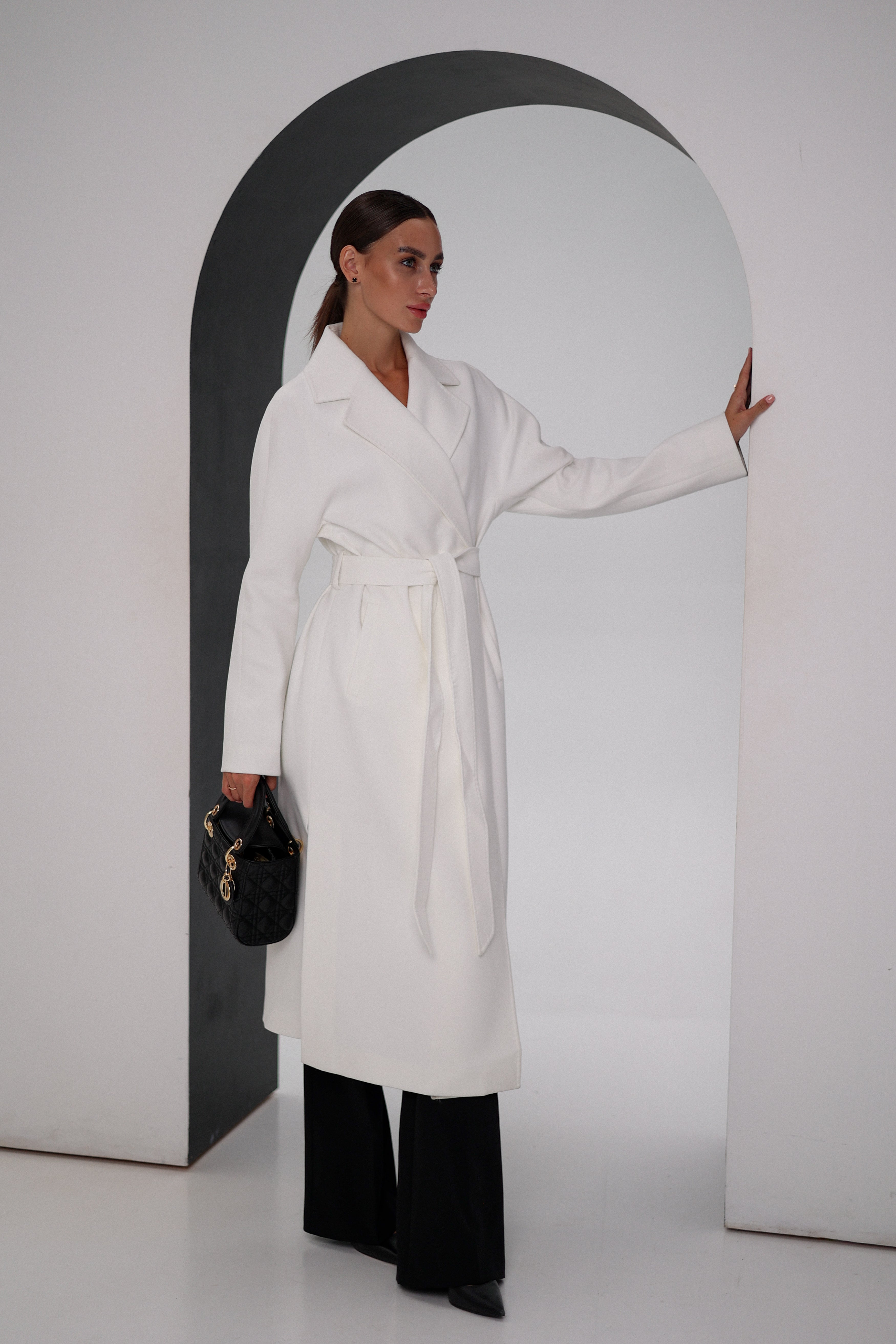 Cambridge Comfort Wraparound Wool Cashmere Coat