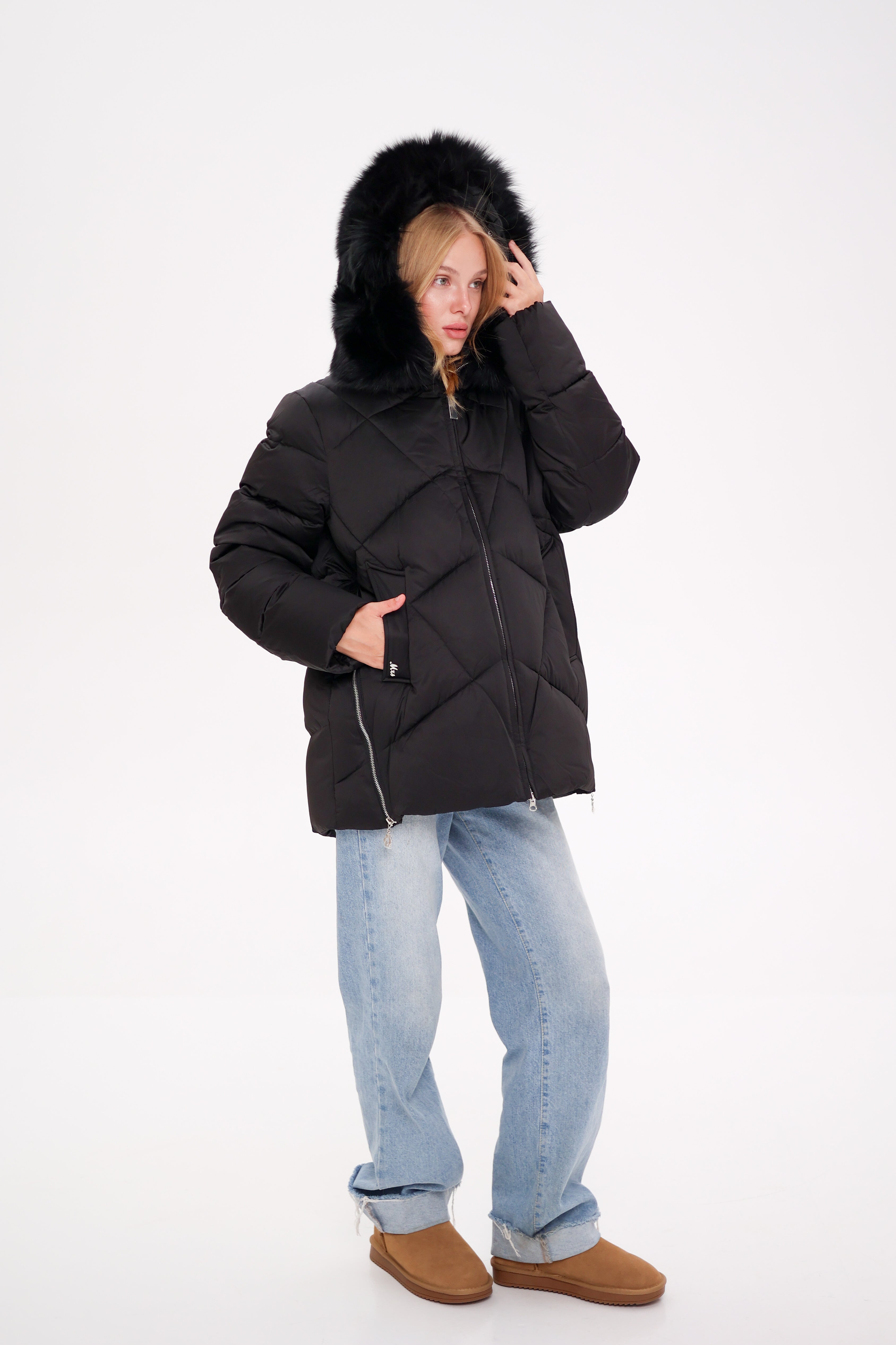 Genuine Polar Fox Thinsulate™ Insulation Coat