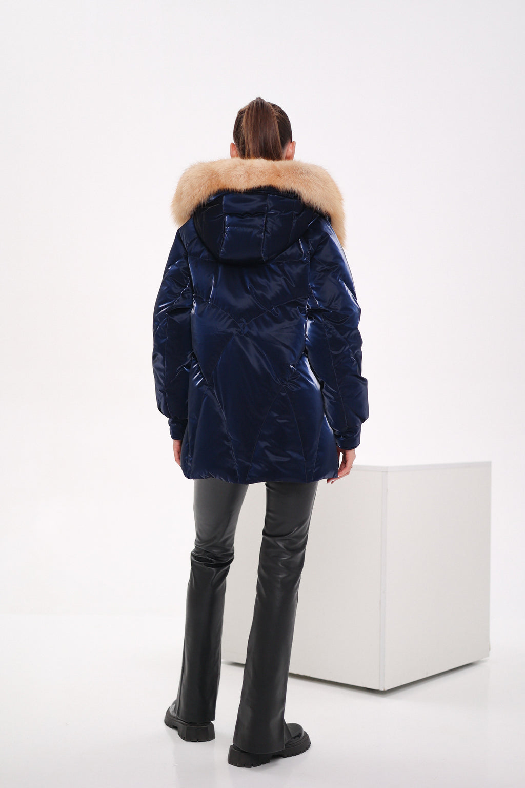 Genuine Red Fox Premium Down Fill Vinyl Parka