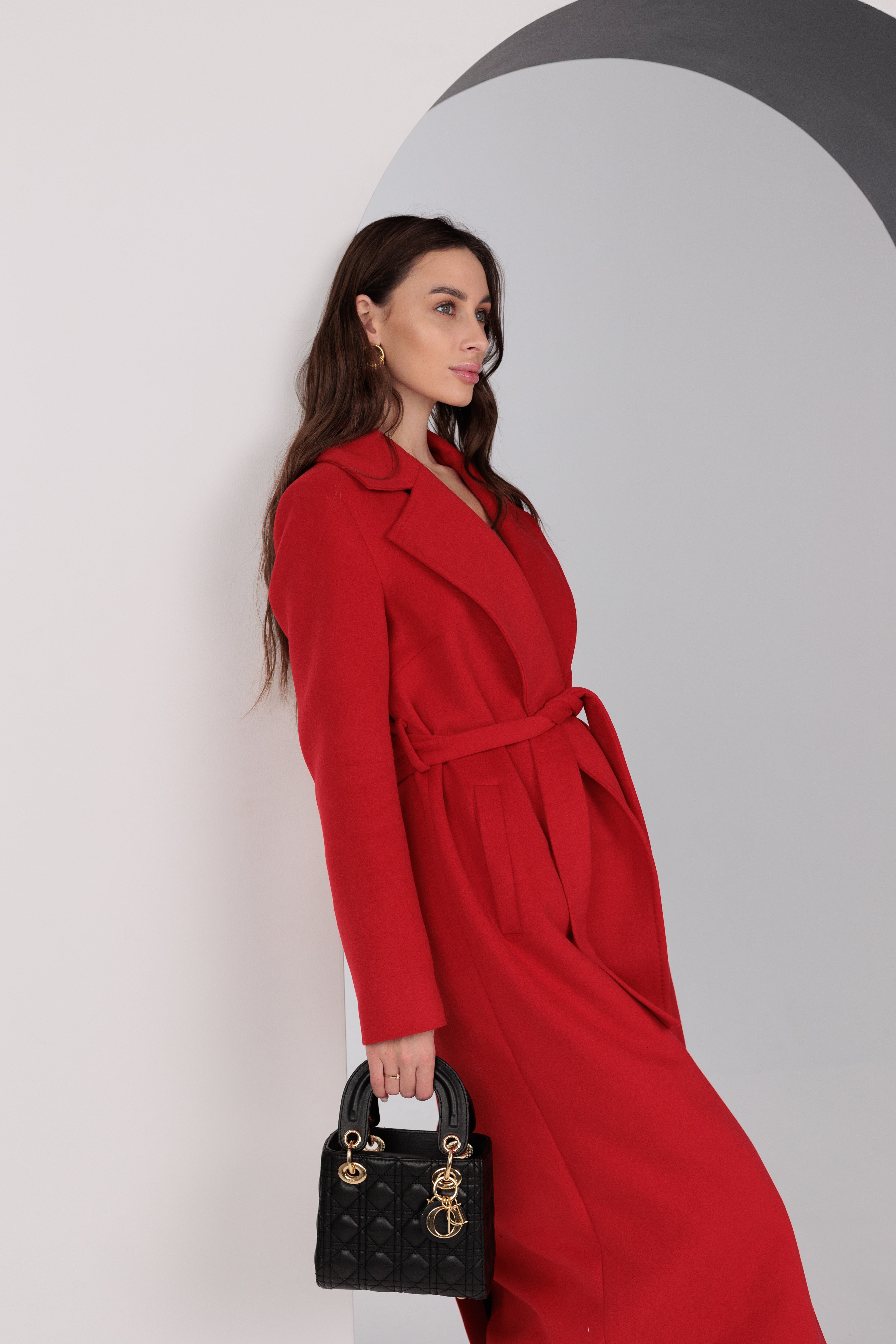 Astoria Classic Wraparound Wool Blend Overcoat