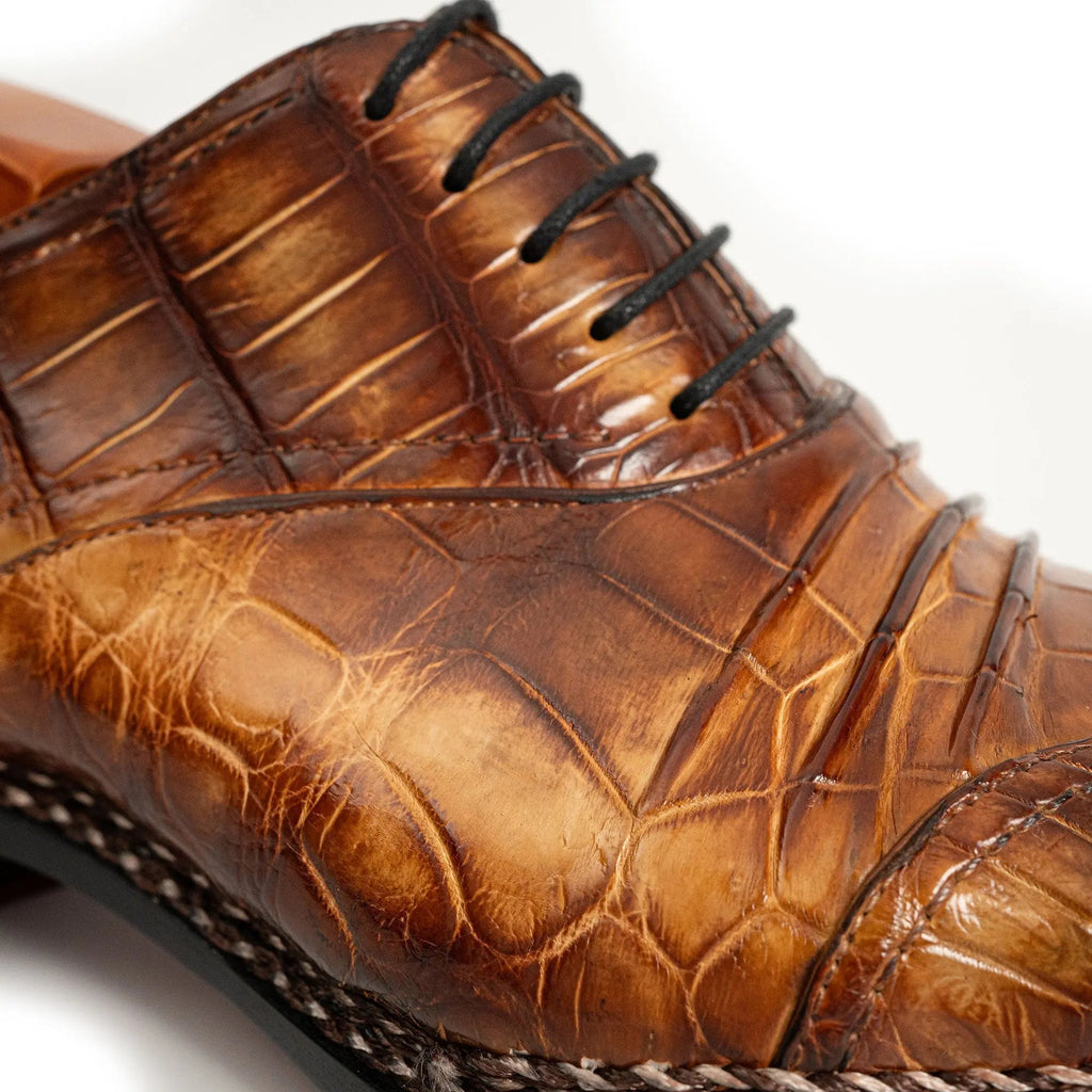 Exotic Nile Crocodile Norwegian Oxford 8001 Brown