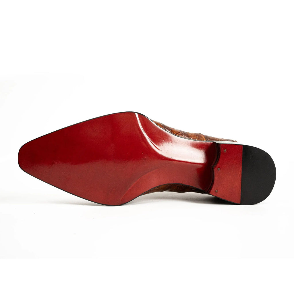 Exotic Nile Crocodile Norwegian Oxford 8001 Brown