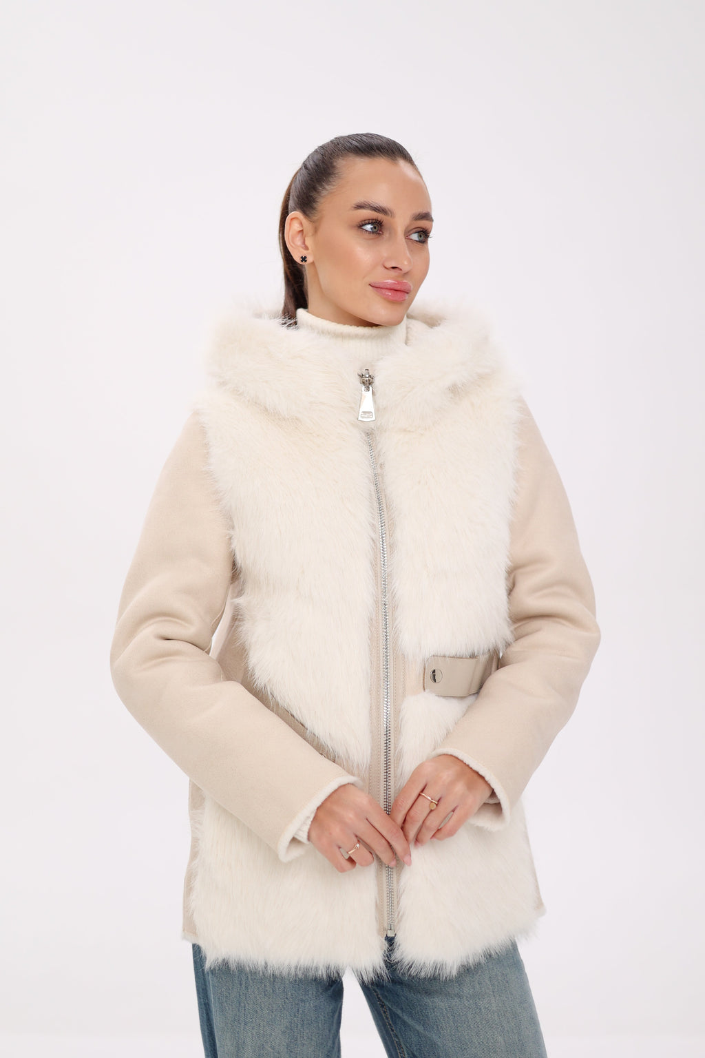 Pre-Order. Re-Stock Ships November 18. ⇆ Reversible Hooded Wool Blend Jacket
