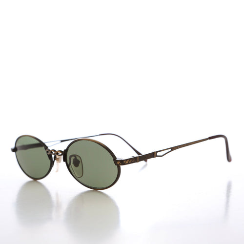 90s Fancy Oval Sunglasses - Fairburn