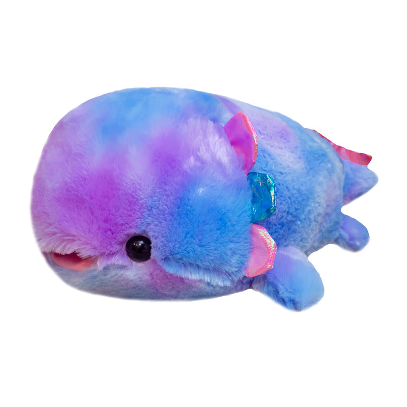 Cute Rainbow Plush Salamander