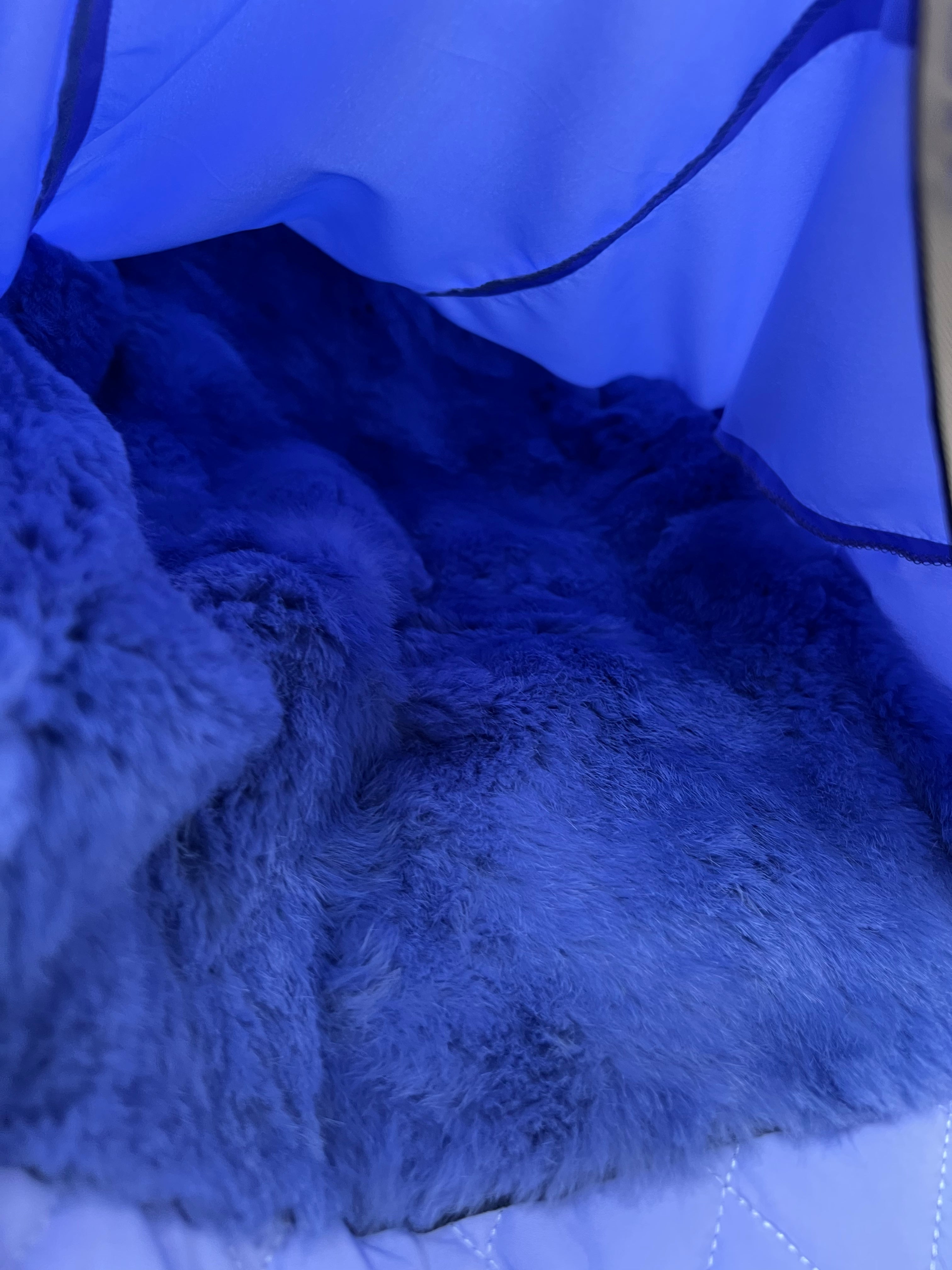 Genuine Fox Fur Rabbit Insulated Parka