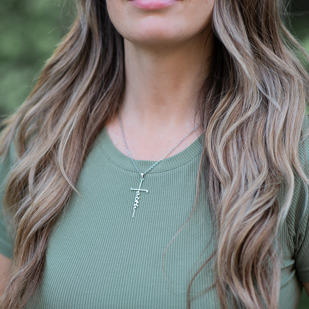 Faith Cross Necklace