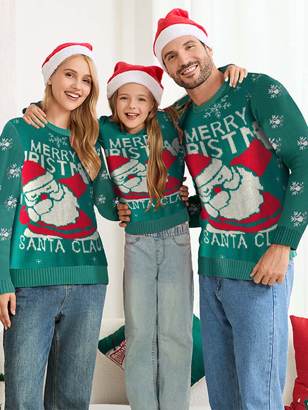 Funny Santa Claus Christmas Knit Sweater | NCS