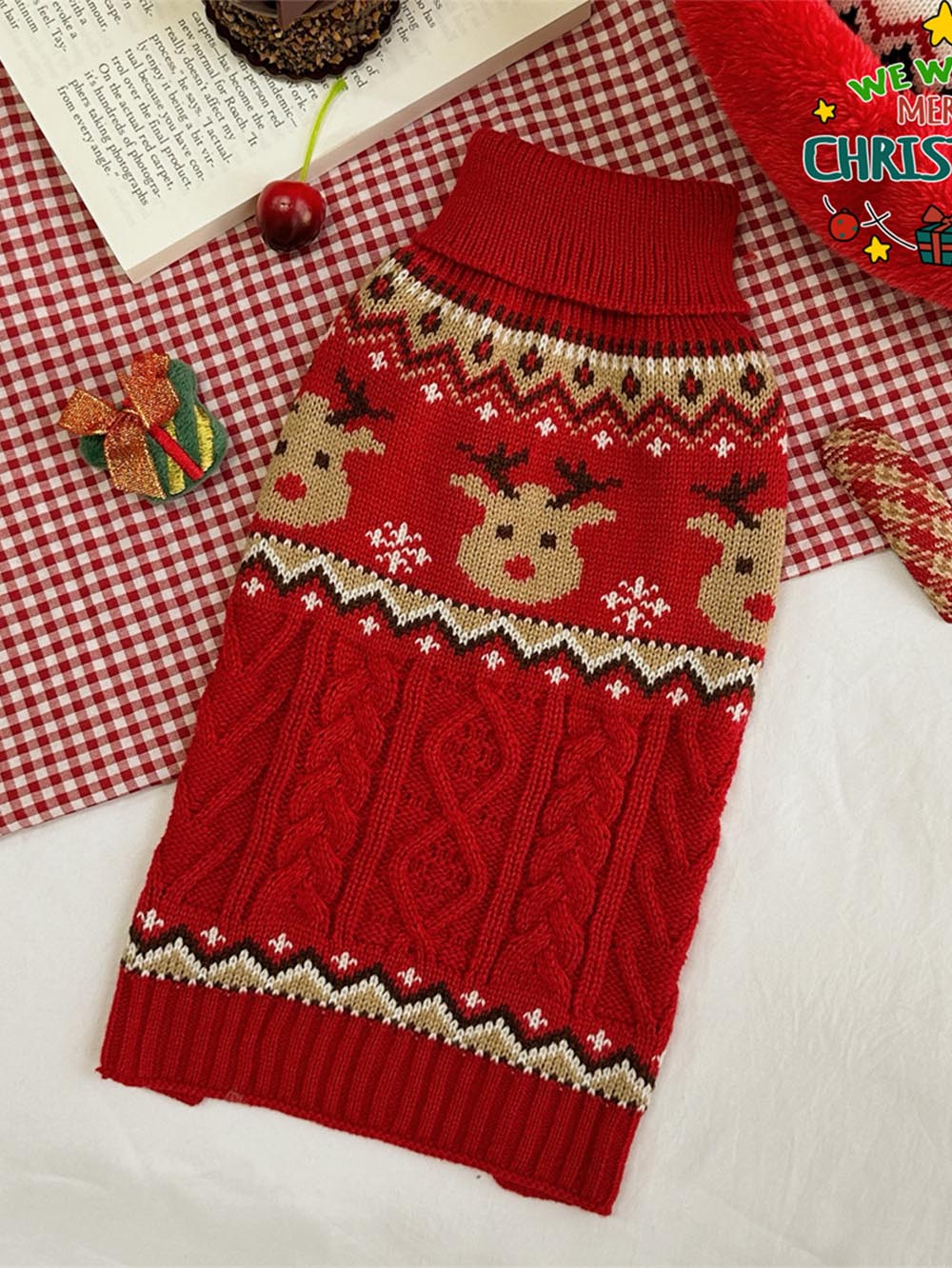 Gingerbread Man Christmas Pet Sweater | NCS