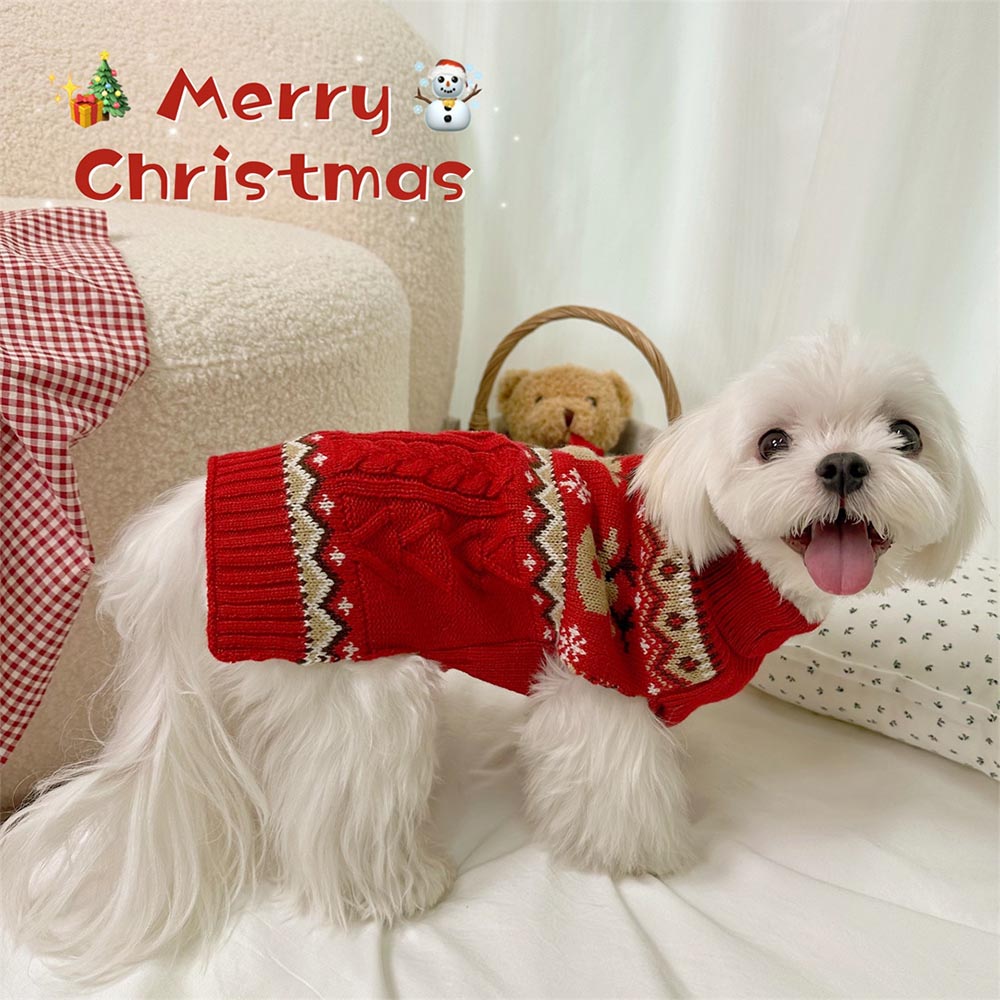 Gingerbread Man Christmas Pet Sweater | NCS