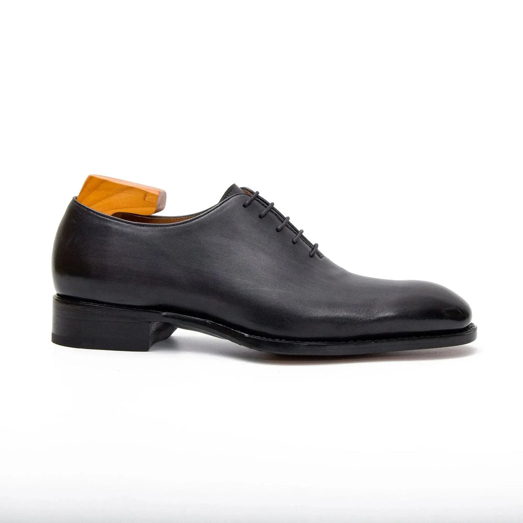 Seamless Goodyear Mens  Coffee Oxford Dress Shoes Lron Gray