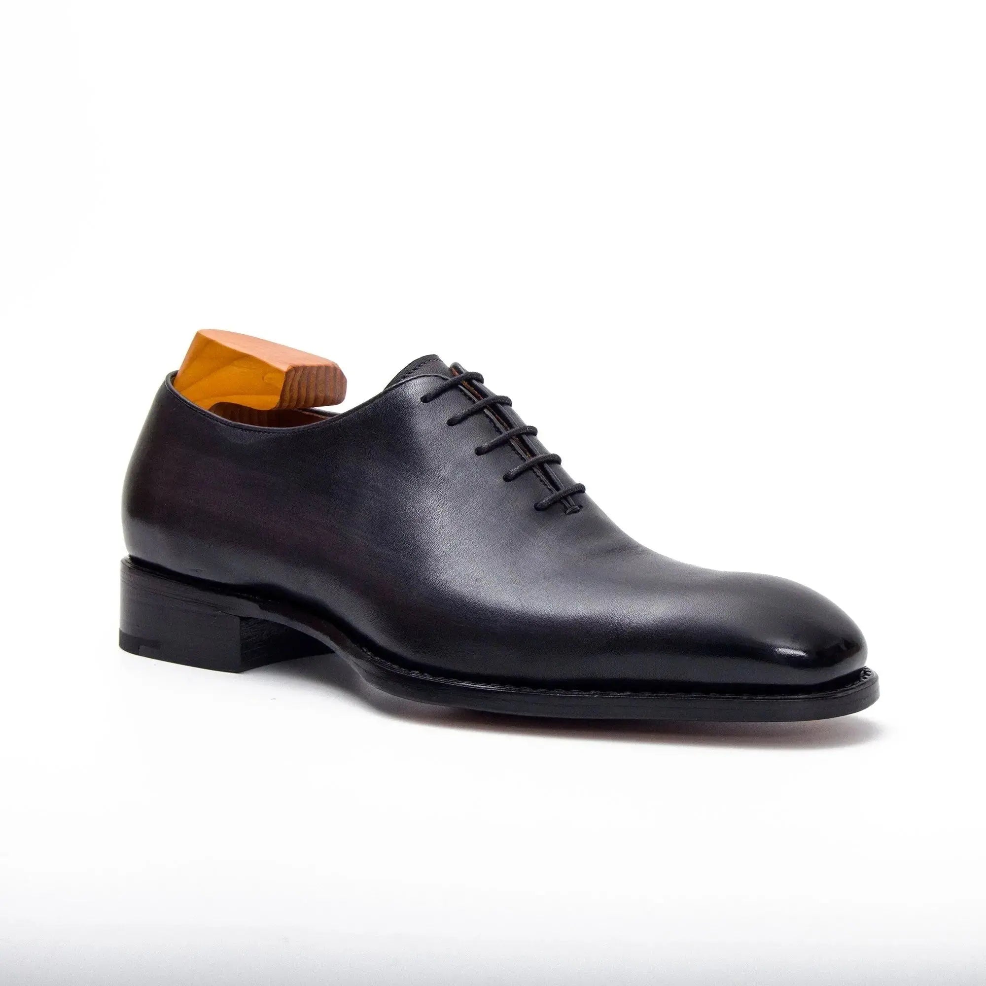 Seamless Goodyear Mens  Coffee Oxford Dress Shoes Lron Gray