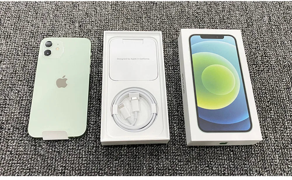 (Refurbished) Apple iPhone 12 Mini 64GB 128GB 256GB ROM 4GB RAM 5.4" Genuine OLED A14 Face ID NFC Original 5G
