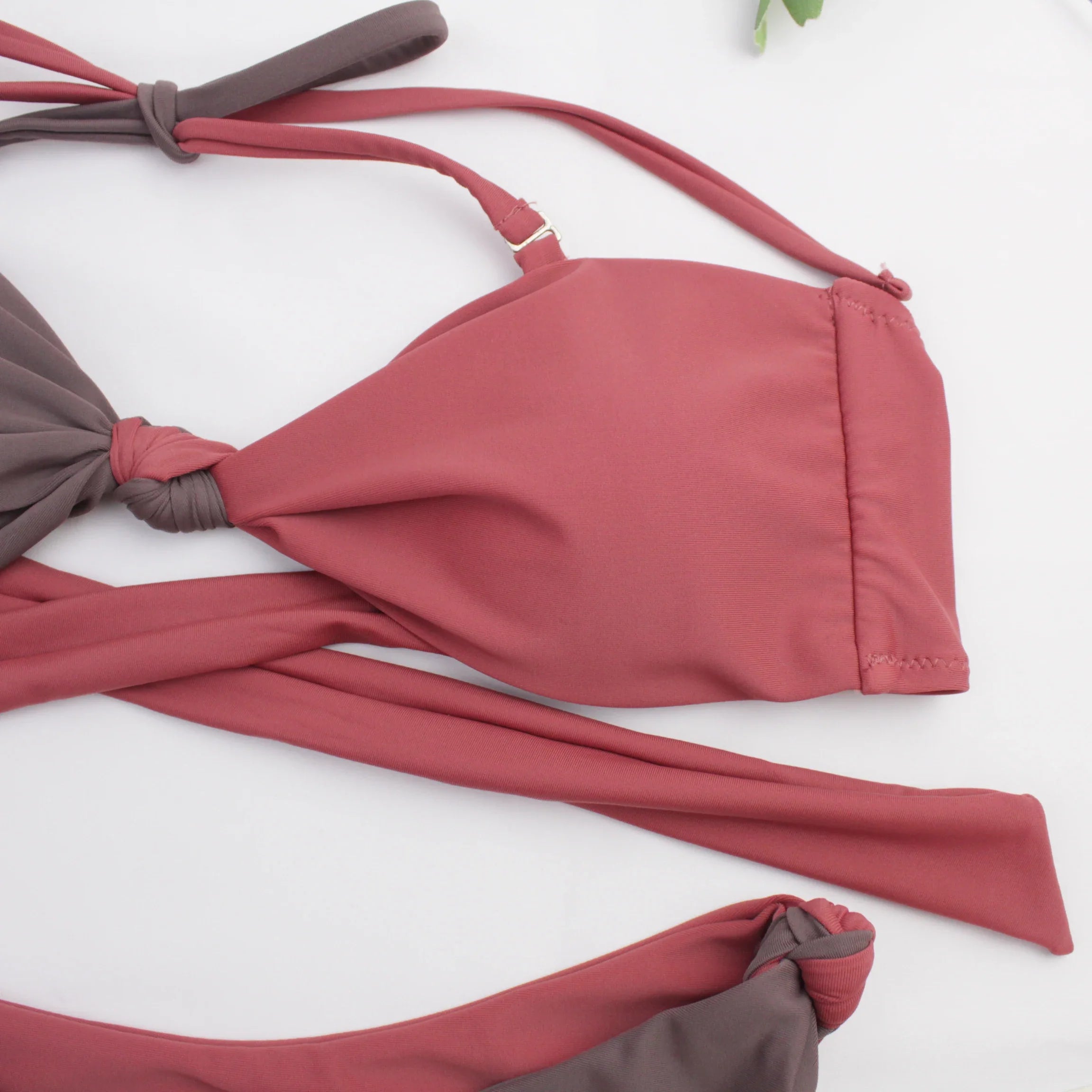 Geelal two piece two color swimsuit