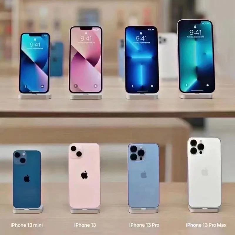 (Refurbished) Apple iPhone 13 Pro 128/256/512GB/1TB ROM 6.1" Super Retina OLED RAM 6GB A15 IOS Face ID NFC 5G Smartphone 13pro