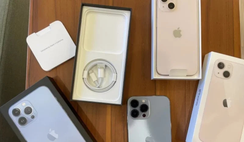 (Refurbished) Original Apple iPhone 13 Dual Sim 2Sim 128GB 256GB ROM 6.1" Retina OLED A15 Face ID NFC Unlocked